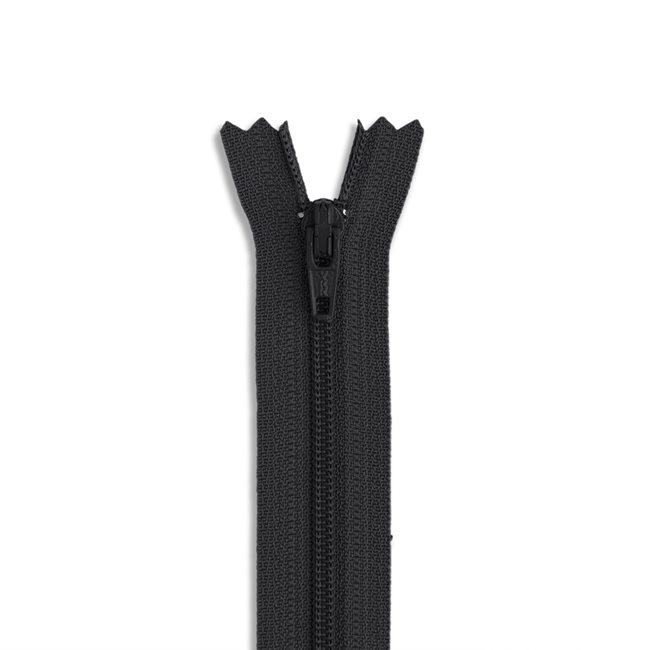 #5 Black Nylon Zipper 24" (2pk)